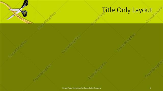 Title Only presentation slide layout