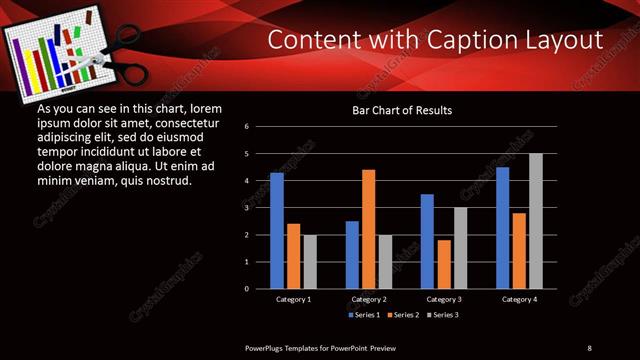 Content with Caption presentation slide layout