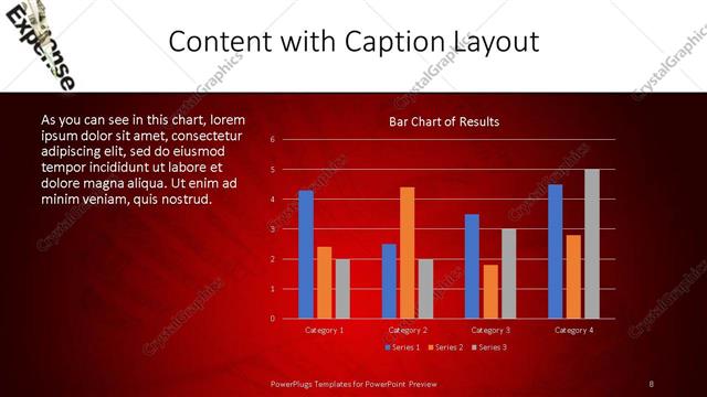 Content with Caption presentation slide layout