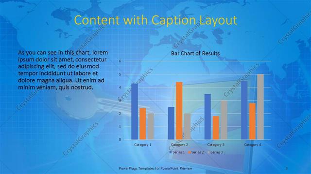 Content with Caption presentation slide layout