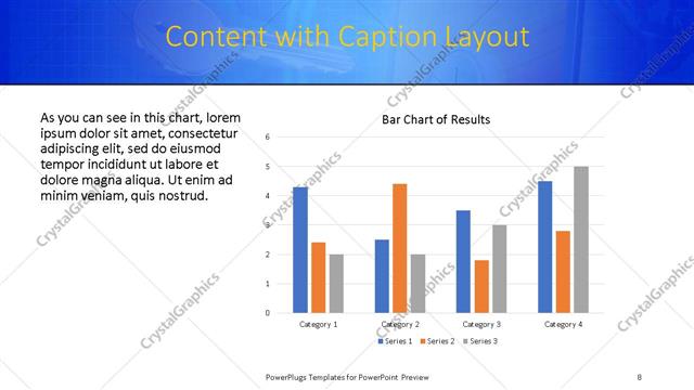Content with Caption presentation slide layout