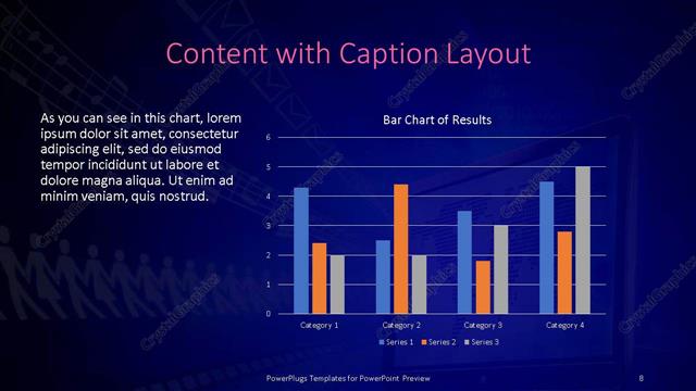Content with Caption presentation slide layout