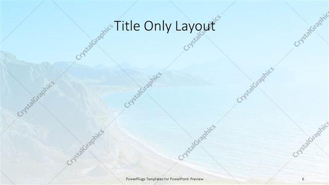 Title Only presentation slide layout