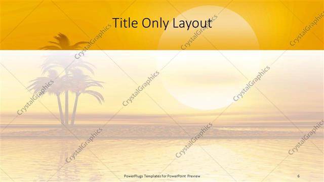 Title Only presentation slide layout