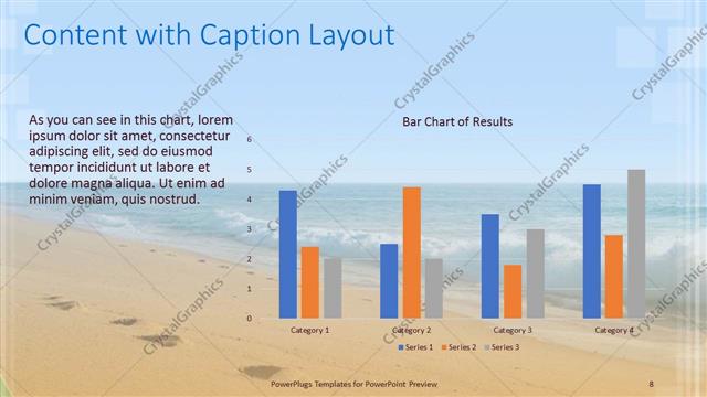 Content with Caption presentation slide layout