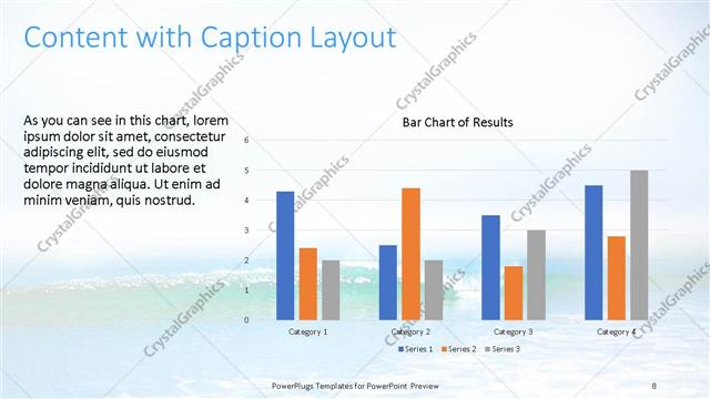 Content with Caption presentation slide layout
