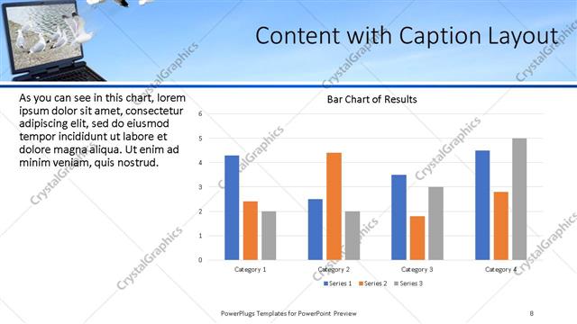 Content with Caption presentation slide layout