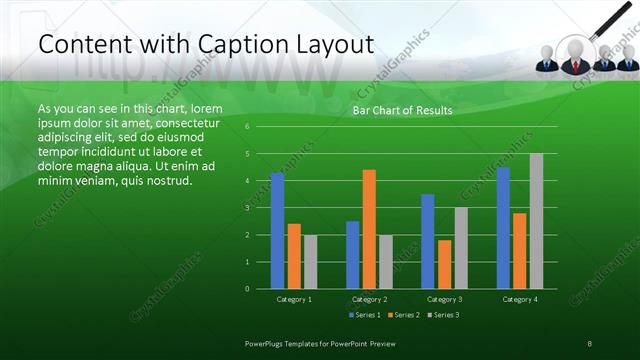 Content with Caption presentation slide layout