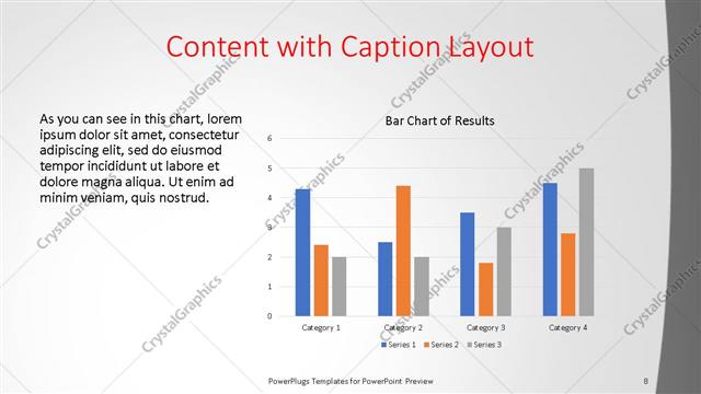 Content with Caption presentation slide layout
