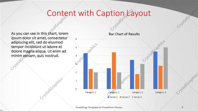 Content with Caption presentation slide layout