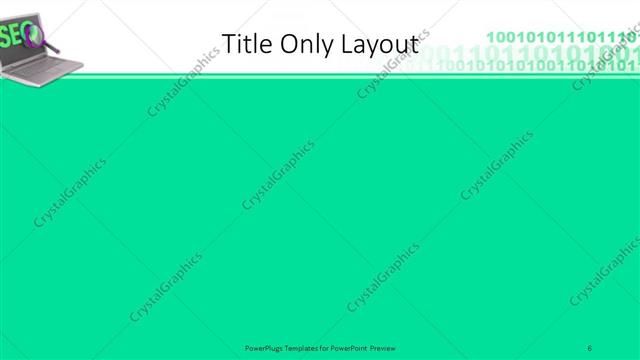 Title Only presentation slide layout