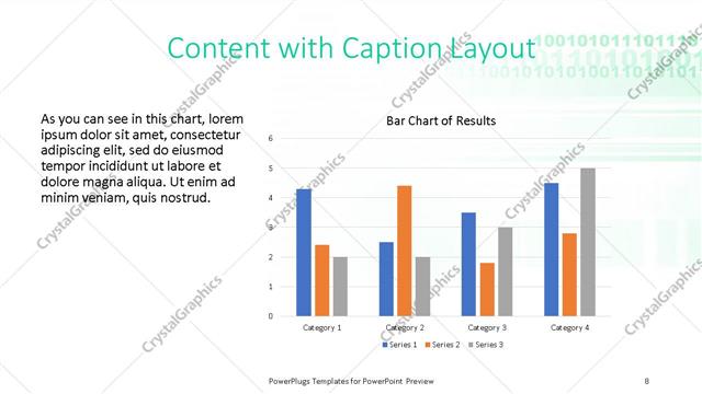 Content with Caption presentation slide layout