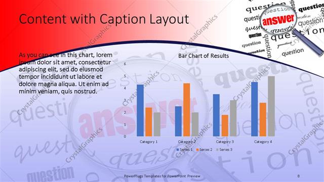 Content with Caption presentation slide layout