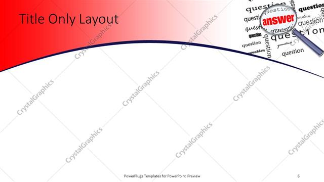 Title Only presentation slide layout