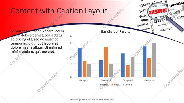 Content with Caption presentation slide layout