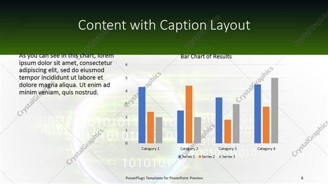 Content with Caption presentation slide layout