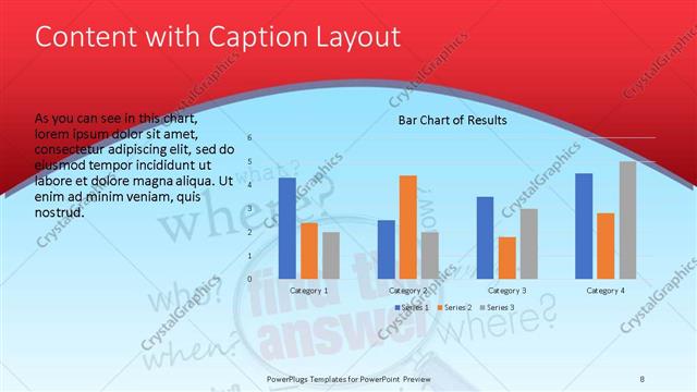 Content with Caption presentation slide layout