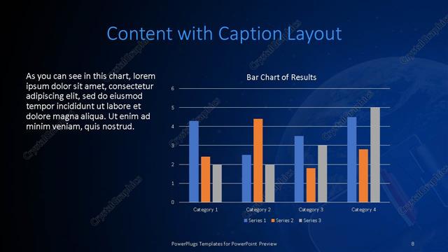 Content with Caption presentation slide layout