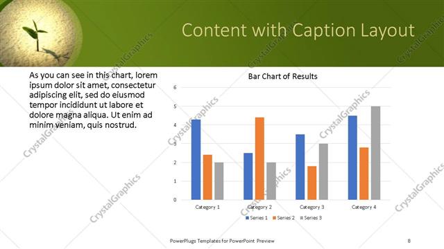 Content with Caption presentation slide layout