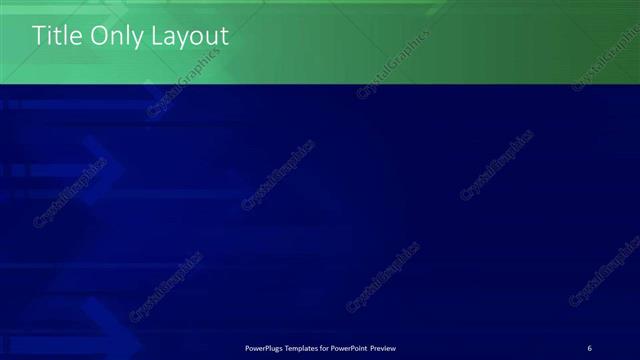 Title Only presentation slide layout