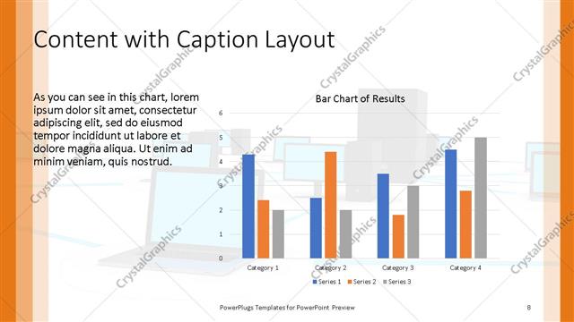 Content with Caption presentation slide layout