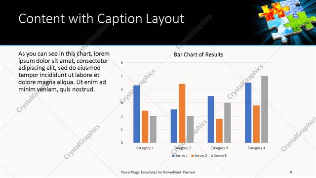 Content with Caption presentation slide layout