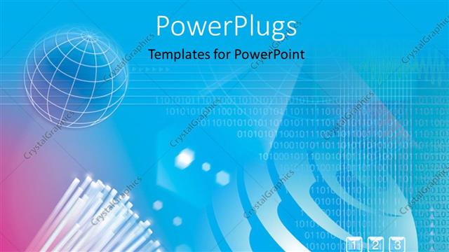  Presentation with keys - A set of numbered keys on a blue background