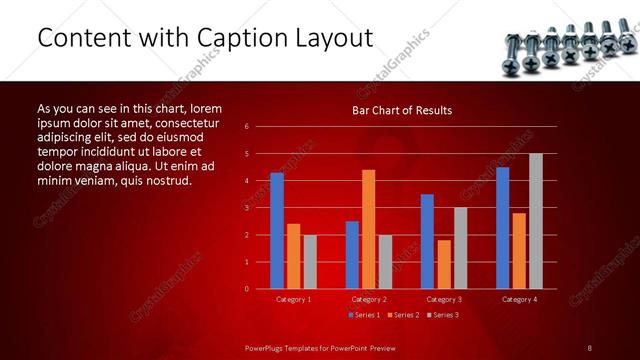Content with Caption presentation slide layout