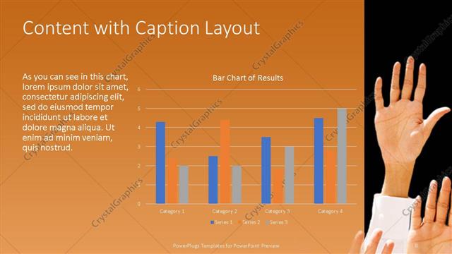 Content with Caption presentation slide layout