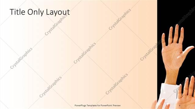 Title Only presentation slide layout