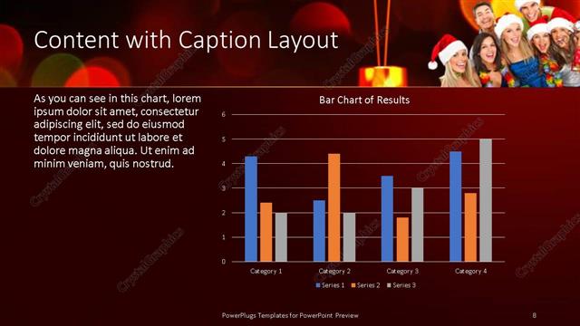 Content with Caption presentation slide layout