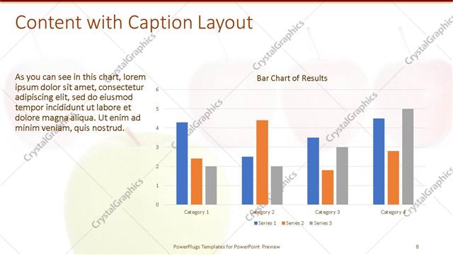 Content with Caption presentation slide layout
