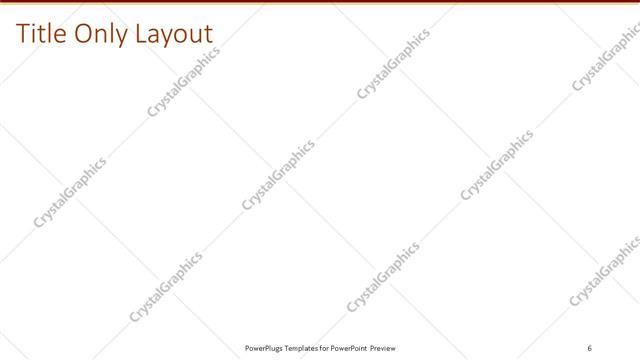 Title Only presentation slide layout