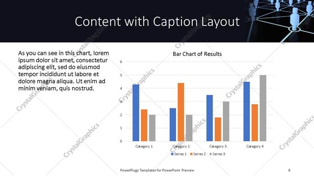 Content with Caption presentation slide layout