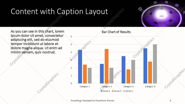 Content with Caption presentation slide layout