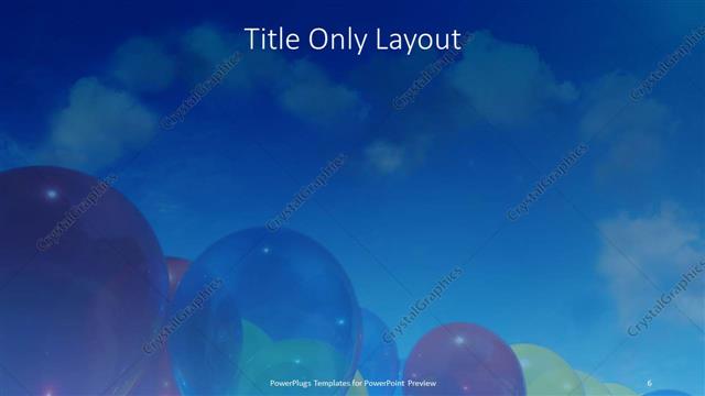 Title Only presentation slide layout