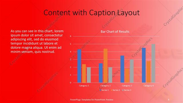 Content with Caption presentation slide layout
