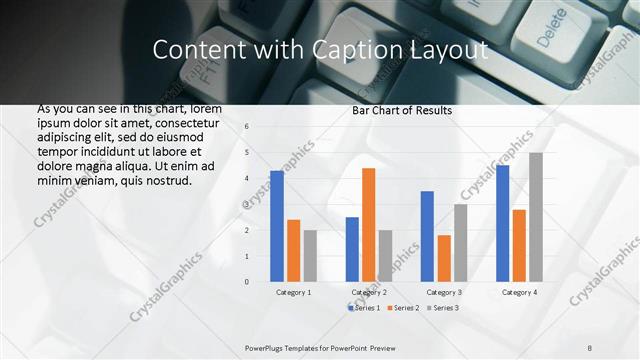 Content with Caption presentation slide layout