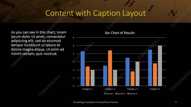 Content with Caption presentation slide layout