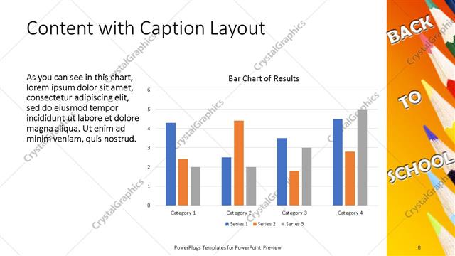 Content with Caption presentation slide layout