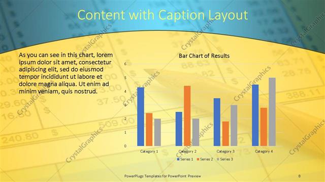 Content with Caption presentation slide layout