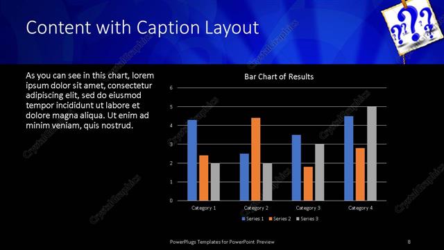 Content with Caption presentation slide layout