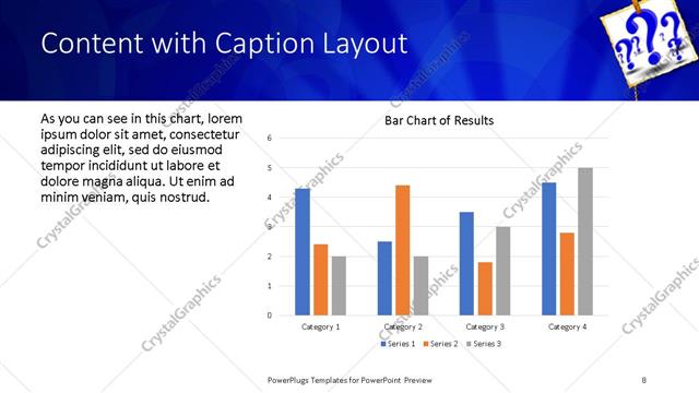 Content with Caption presentation slide layout