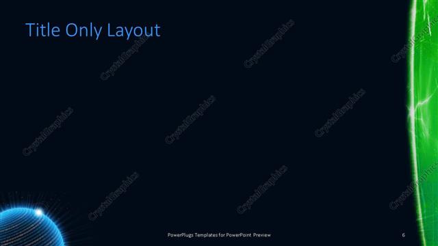 Title Only presentation slide layout