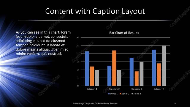 Content with Caption presentation slide layout