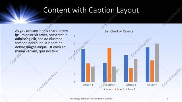 Content with Caption presentation slide layout