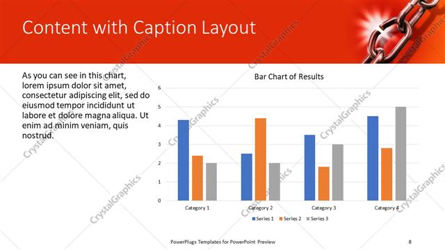 Content with Caption presentation slide layout