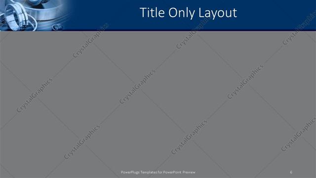 Title Only presentation slide layout
