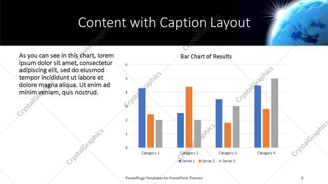 Content with Caption presentation slide layout