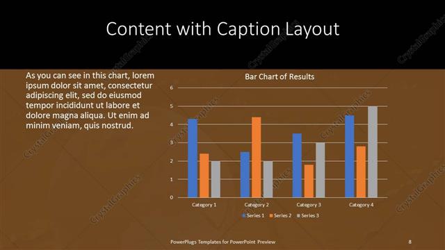 Content with Caption presentation slide layout